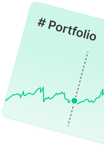 this is a content image of portfolio analysis in the right top